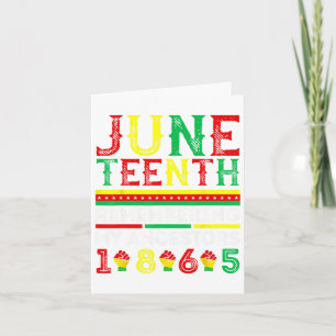 18. Juni 1865 Gedenken an die Junetät meiner Vorfa Karte
