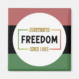 18. Juni 1865: Schwarze Freiheit feiern Magnet