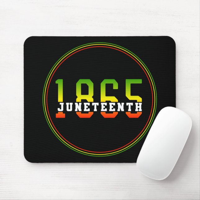18. Juni 1865: Schwarze Freiheit feiern Mousepad (Mit Mouse)