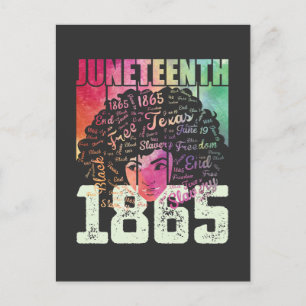 18. Juni 1865 Schwarze Freiheit in Afrika Einladungspostkarte