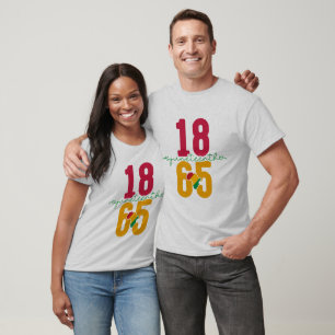 18. Juni 1865 - Schwarze Geschichte T-Shirt