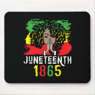 18. Juni 1865 Shirt Freiheit Tag Schwarze Frauen B Mousepad