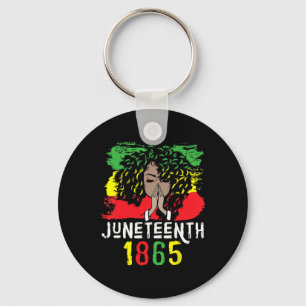 18. Juni 1865 Shirt Freiheit Tag Schwarze Frauen B Schlüsselanhänger
