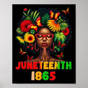 18. Juni 1865 Shirts Frauen feiern Schwarzes Fre Poster
