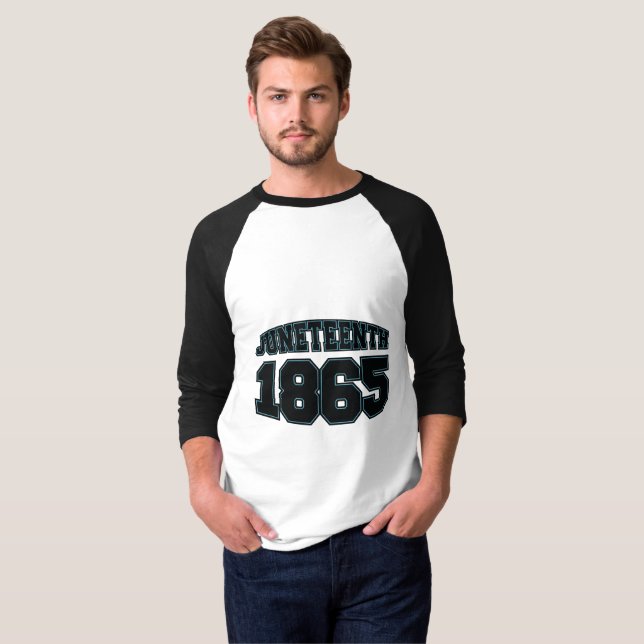 18. Juni 1865 - Tag der schwarzen Freiheit T-Shirt (Vorne ganz)