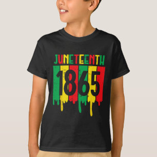 18. Juni 1865 Tropfen Afrikanische Amerikanerinnen T-Shirt