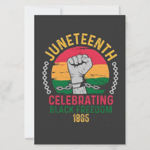 18. Juni: Schwarze Freiheit 1865 Einladung