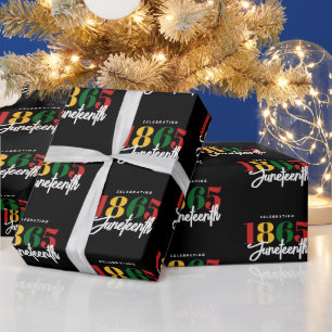 18. Juni Schwarze Geschichte Geschenkpapier