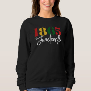 18. Juni Schwarze Geschichte Sweatshirt