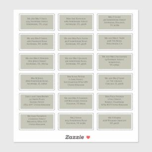 18 Lichtbild der Empfängeradresse Aufkleber