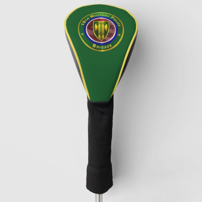 18. Militärpolizeibrigade Golf Headcover (Vorderseite)