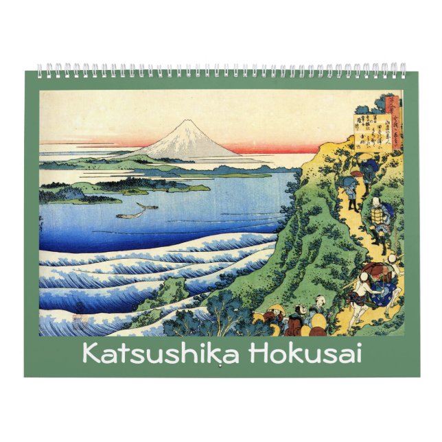 18 Monate Hokusai-Kalender Kalender (Titelbild)