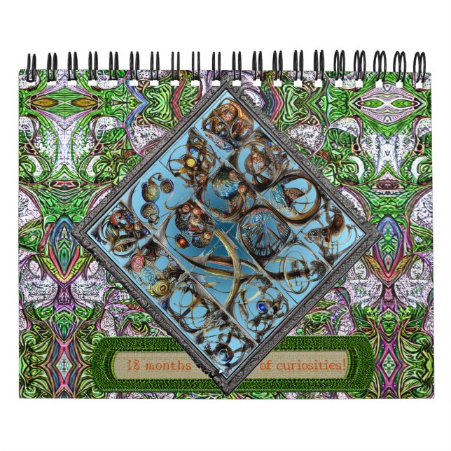 18-monatiger Strange Designs Montage-Kalender Kalender (Titelbild)