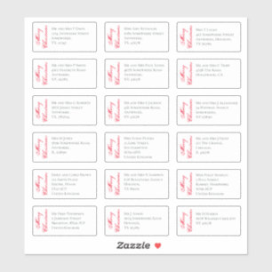 18 Name des Empfängers Anschrift Frohe Weihnachtss Aufkleber