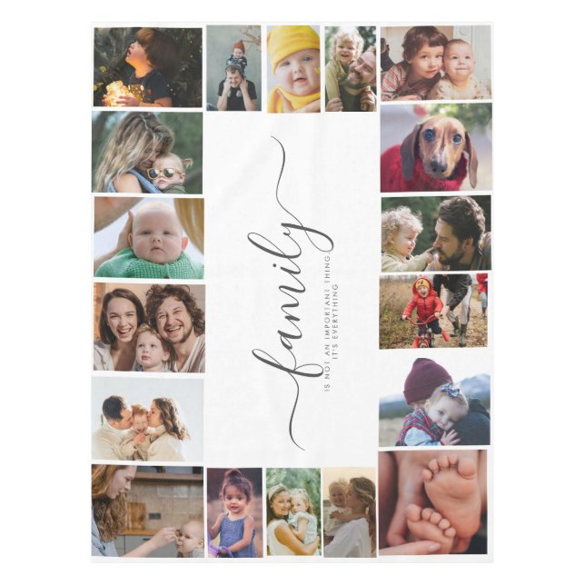 18 Niedlicher FotoCollage-Speicher für die Liebe Tischdecke (Vorderseite)