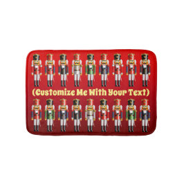 18 Nutty Nutcracker Soldiers Badematte
