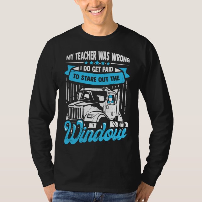 18 Wheeler for a Truck Driver T-Shirt (Vorderseite)