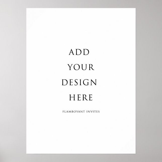 18"x24" (45x61cm) Beschriftung/Anschlagwerbung Poster (Vorne)