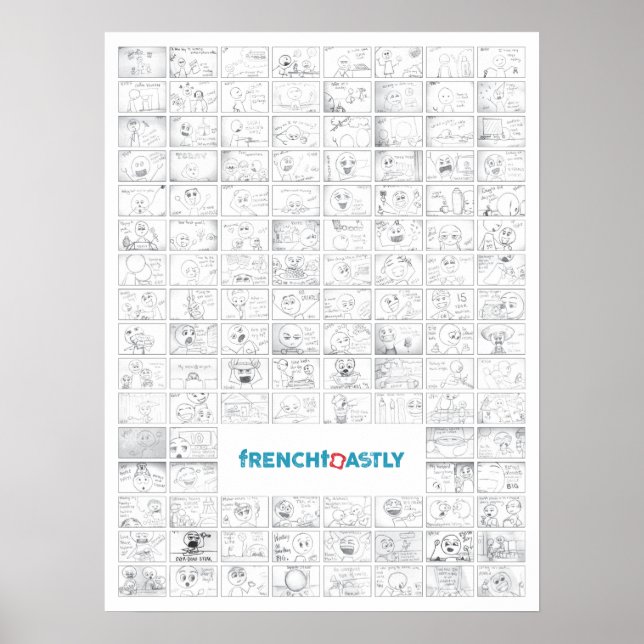 18" x 24" 120 Tage Projektplakat, Glanzpapier Poster (Vorne)