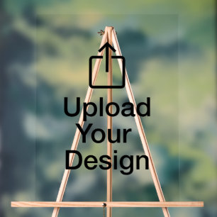 18" x 24" Acrylzeichen, Design hochladen Acrylschild