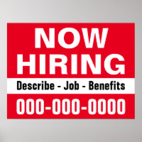 18" x 24" Jetzt mieten und beschreiben Paper Poste