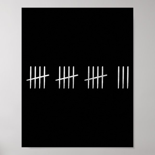 18 Years Old 18th Birthday Funny Gift Men Woman Hi Poster (Vorne)