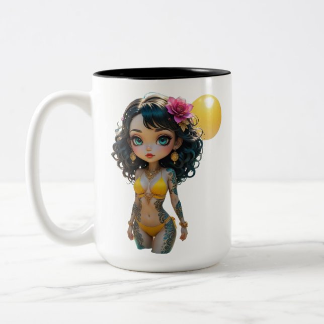 18A Dollz von: Svace - Serie 01 Zweifarbige Tasse (Links)