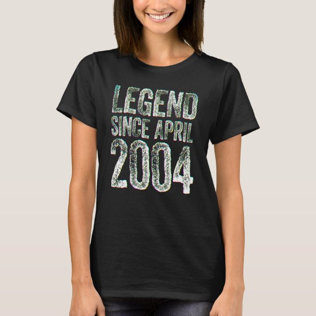 18th Birthday March Born  18 Years Legend Since 20 T-Shirt (Vorderseite)