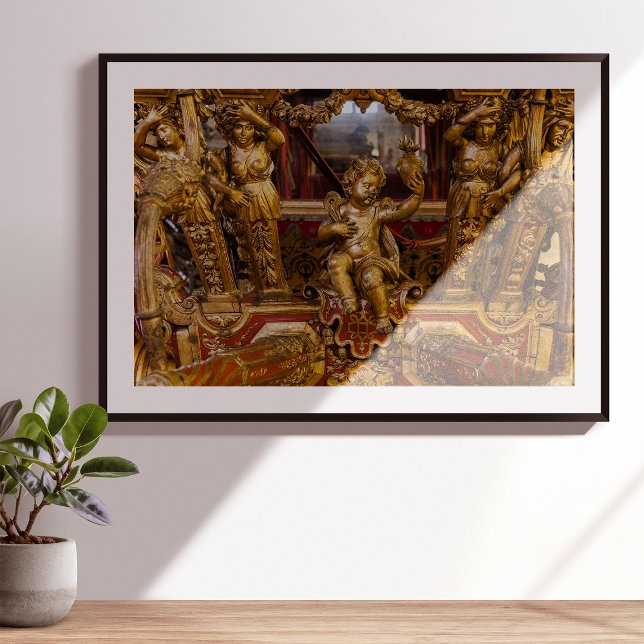 18th c. Coach Detail. Museu dos Coches. Lissabon Fotodruck (Von Creator hochgeladen)