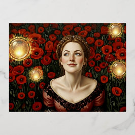 18th Century Light Orb - Folien Feiertagspostkarte