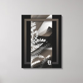 18x24"Terra’s Tender Whisper Abstract Brown Flower Leinwanddruck