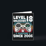 18yr Bday Son Boy Funny Gamer 18. 18 Jahre alt Bir Karte<br><div class="desc">18yr Bday Son Boy Funny Gamer 18. 18. Geburtstag</div>