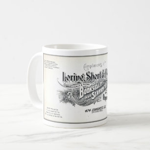 1900 BOOKSELLER-WERBBLATT KAFFEETASSE