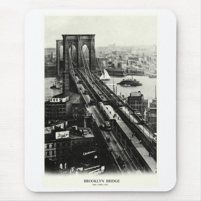 1900 Brooklyn Bridge Mousepad (Vorne)