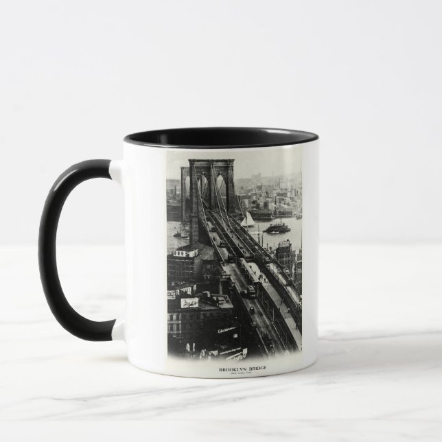 1900 Brooklyn Bridge Tasse (Links)