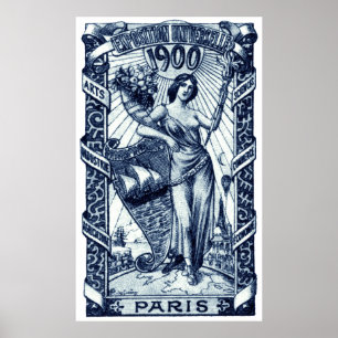 1900 Paris International Expo Poster