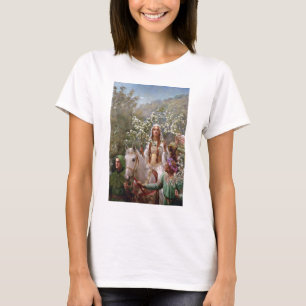 1900 von John Collier, Königin Guineveres Maying T-Shirt