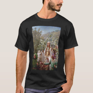 1900 von John Collier, Königin Guineveres Maying T-Shirt