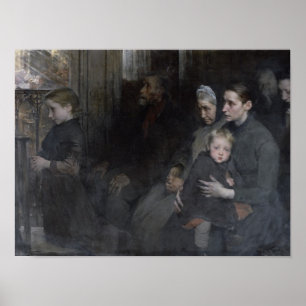 1901 auf ihren Lot zurückgetreten Poster