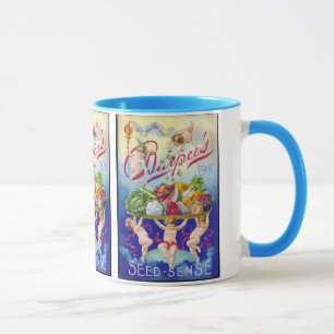 1901 Burpee's Saatgut-Paket-Tasse Tasse
