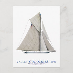 1901 Kolumbien Postkarte