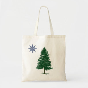 1901 Maine Flag - Vintager Stil Tragetasche