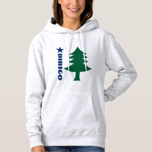 1901 Maine-FlaggeHoodie - Dirigo Ausgabe Hoodie