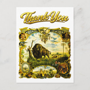 1901 Pan American Expo Buffalo NY Indianer Danke Postkarte