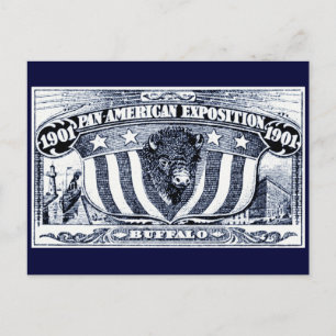 1901 Panamerikanische Ausstellung Postkarte