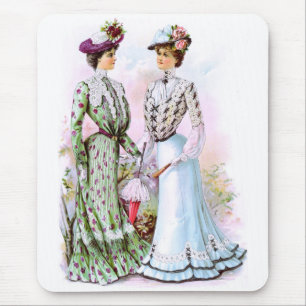 1901 Vintage Kleider Mousepad
