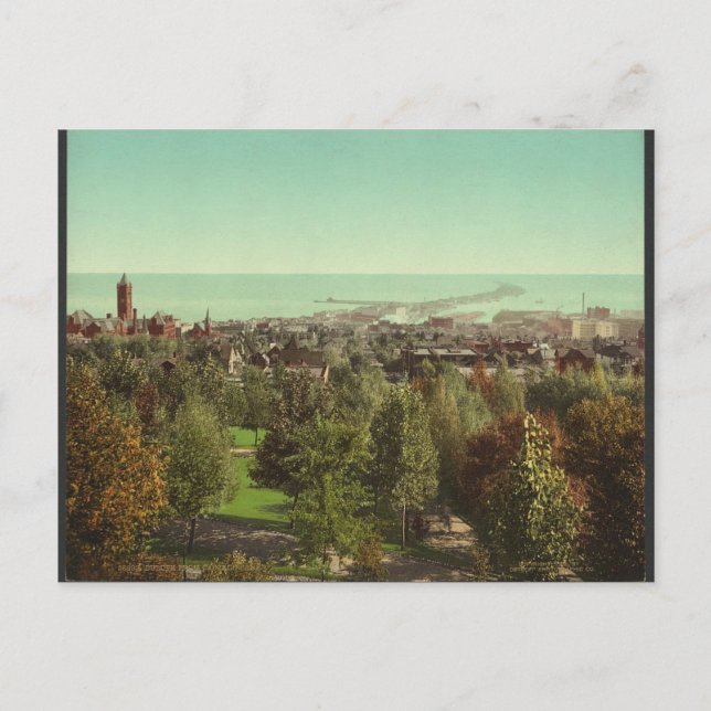 1902 Duluth, MN aus Cascade Park Postkarte (Vorderseite)