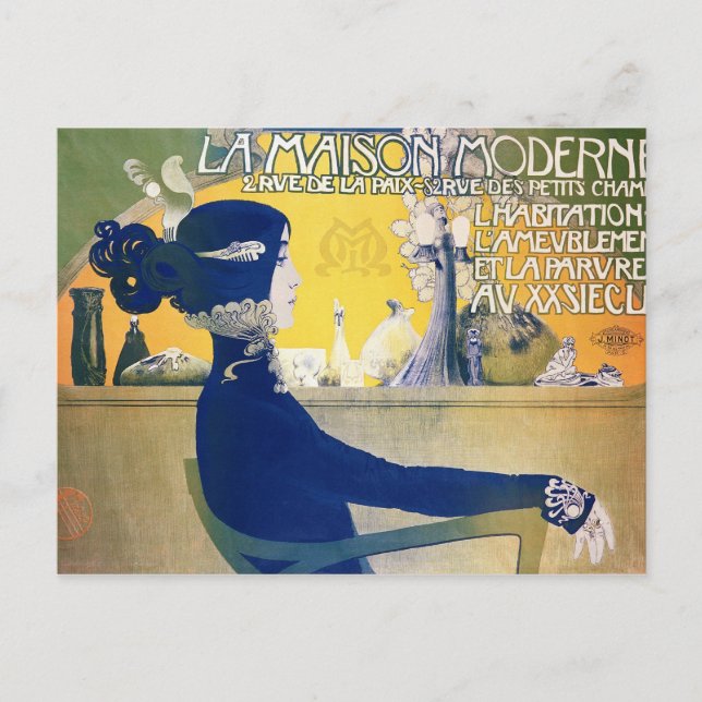 1902, La Maison Moderne Postkarte (Vorderseite)