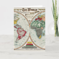 1902 Vintage Weltmissionsreligionskarte