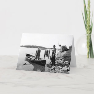 1903 Adirondack Mts. Greeting Card Karte